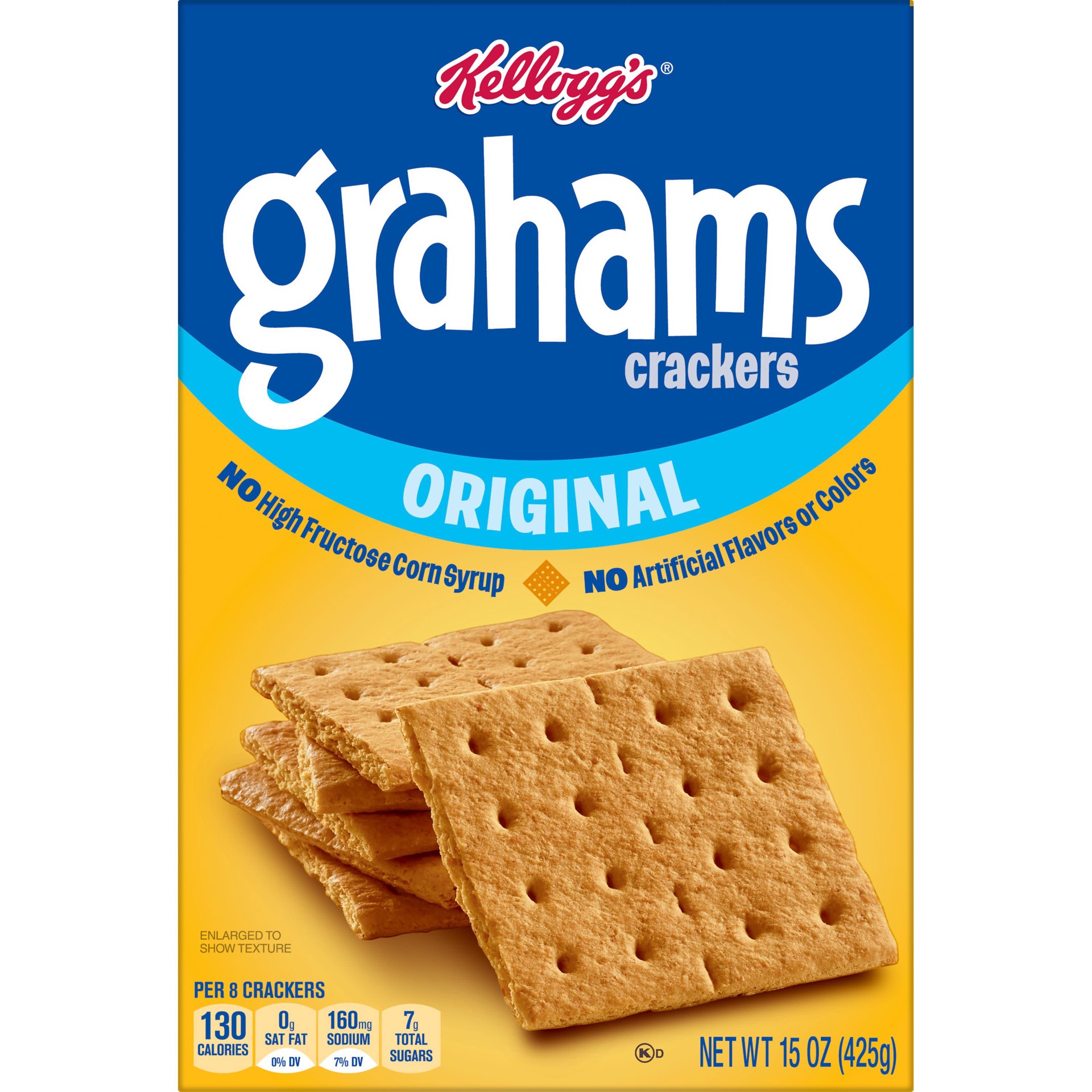 slide 1 of 5, Grahams Kellogg's Grahams Crackers, Original, 15 oz, 15 oz