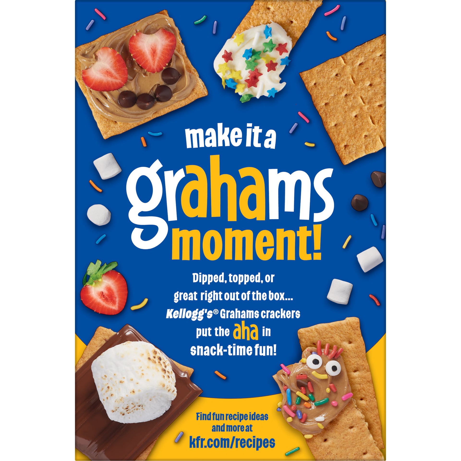 slide 5 of 5, Grahams Kellogg's Grahams Crackers, Original, 15 oz, 15 oz
