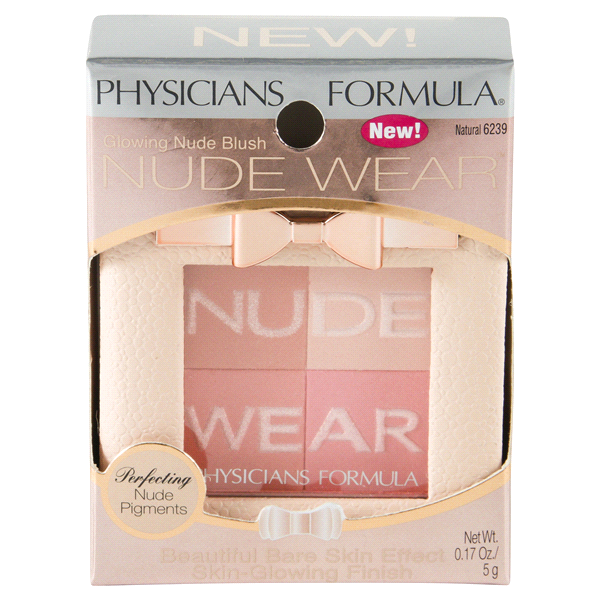 slide 1 of 1, Physicians Formula Nude Wear Natural Glowing Nude Blush, 1 ct