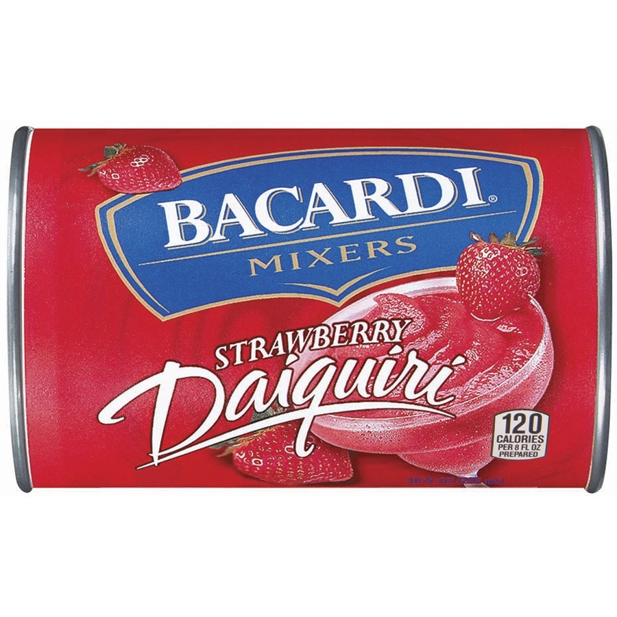 slide 1 of 1, Bacardi Mixers - Strawberry Daiquiri, 10 oz