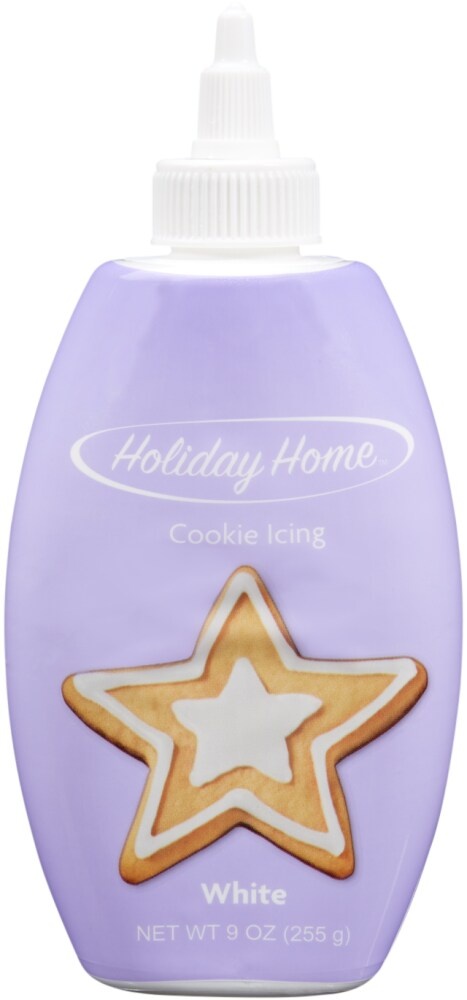 slide 1 of 1, Holiday Home Cookie Icing - White, 9 oz