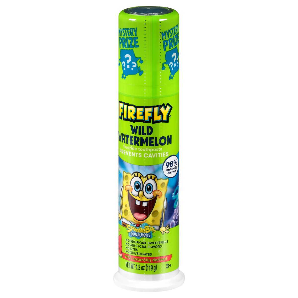 slide 5 of 12, Firefly Sponge Bob Toothpaste Watermelon, 4.2 oz