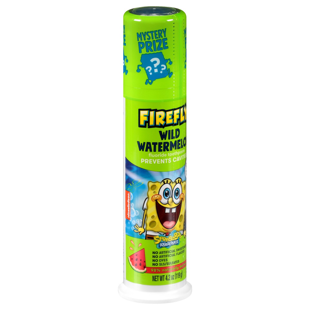 slide 4 of 12, Firefly Sponge Bob Toothpaste Watermelon, 4.2 oz