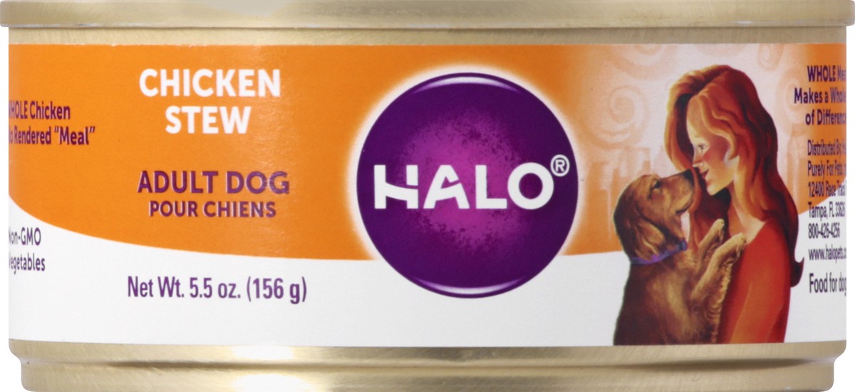 slide 12 of 12, Halo Adult Dog Chicken Stew Food for Dogs 5.5 oz, 5.5 oz