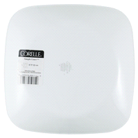 slide 9 of 9, Corelle Square Simple Lines 8.75-Inch Salad Plate, 8.75 in