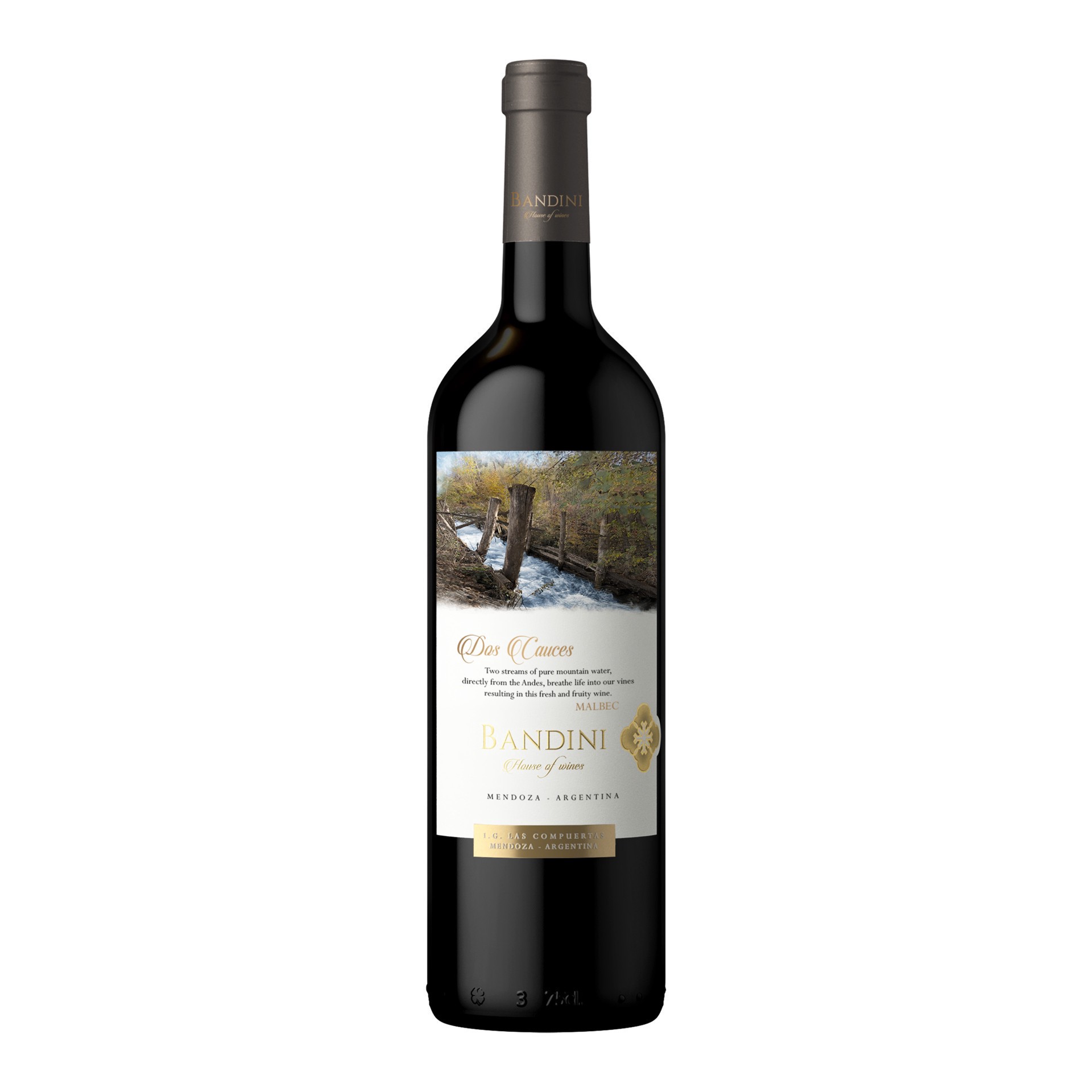 slide 1 of 1, Bandini Malbec Dos Cauces (6/Cs), 750 ml