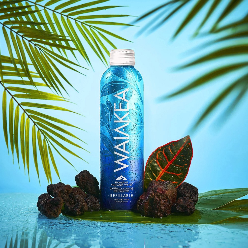slide 4 of 5, Waiākea Waiakea Hawaiian Volcanic Water - 22.6 oz, 22.6 oz
