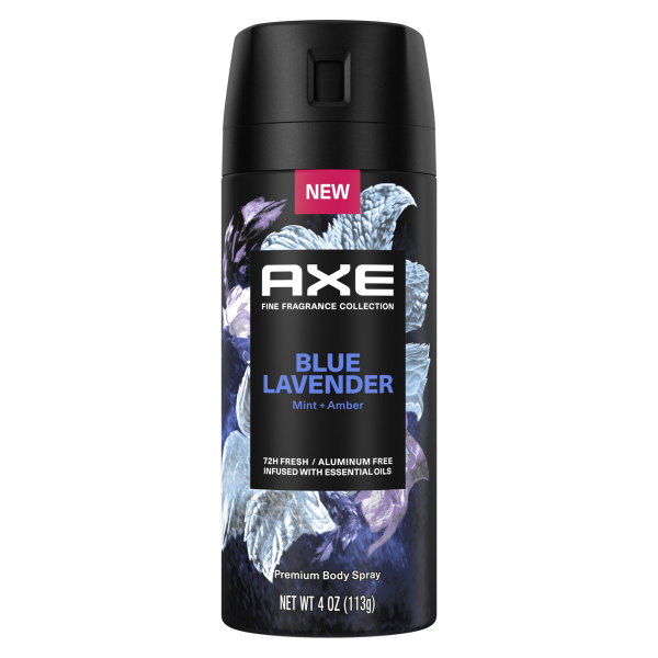 slide 16 of 22, AXE Fine Fragrance Collection Blue Lavender Premium Deodorant Body Spray for Men, 4 fl oz