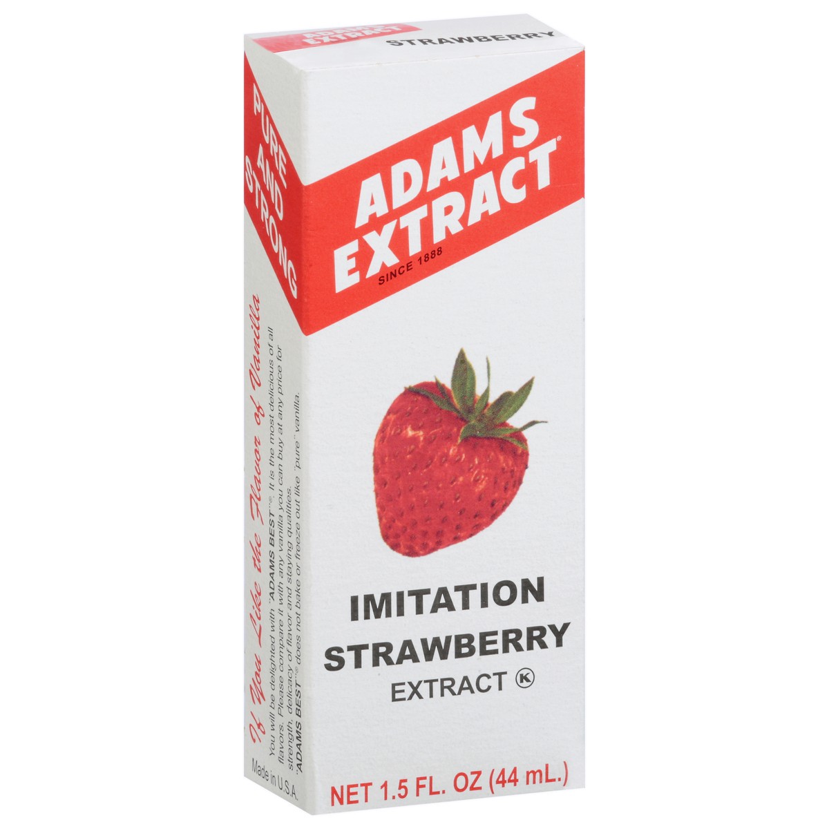 slide 6 of 13, Adams Extract Strawberry Imitation 1.5 fl oz, 1.5 fl oz
