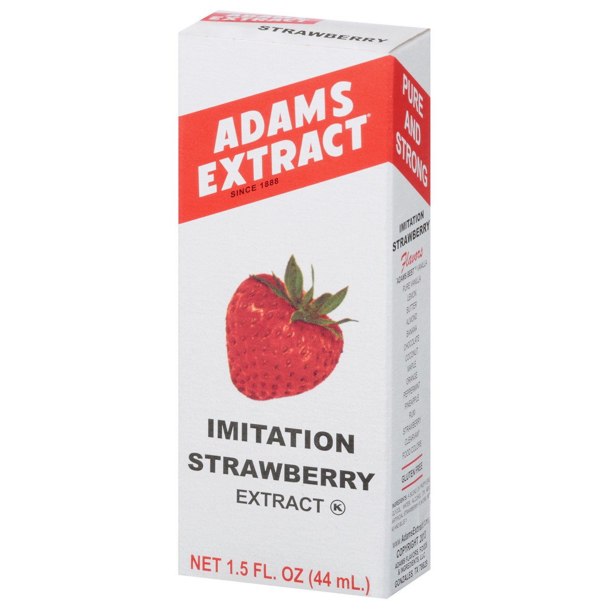 slide 8 of 13, Adams Extract Strawberry Imitation 1.5 fl oz, 1.5 fl oz