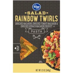 Kroger Salad Rainbow Twirls Pasta