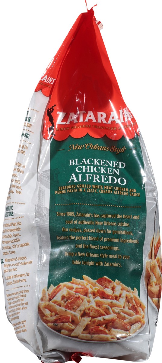slide 12 of 13, Zatarain's Frozen Meal - Blackened Chicken Alfredo, 24 oz