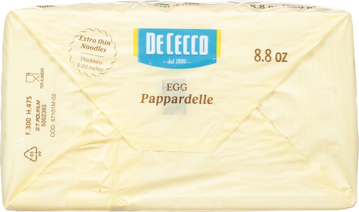 slide 8 of 9, De Cecco No. 101 Egg Pappardelle 8.8 oz, 8.8 oz