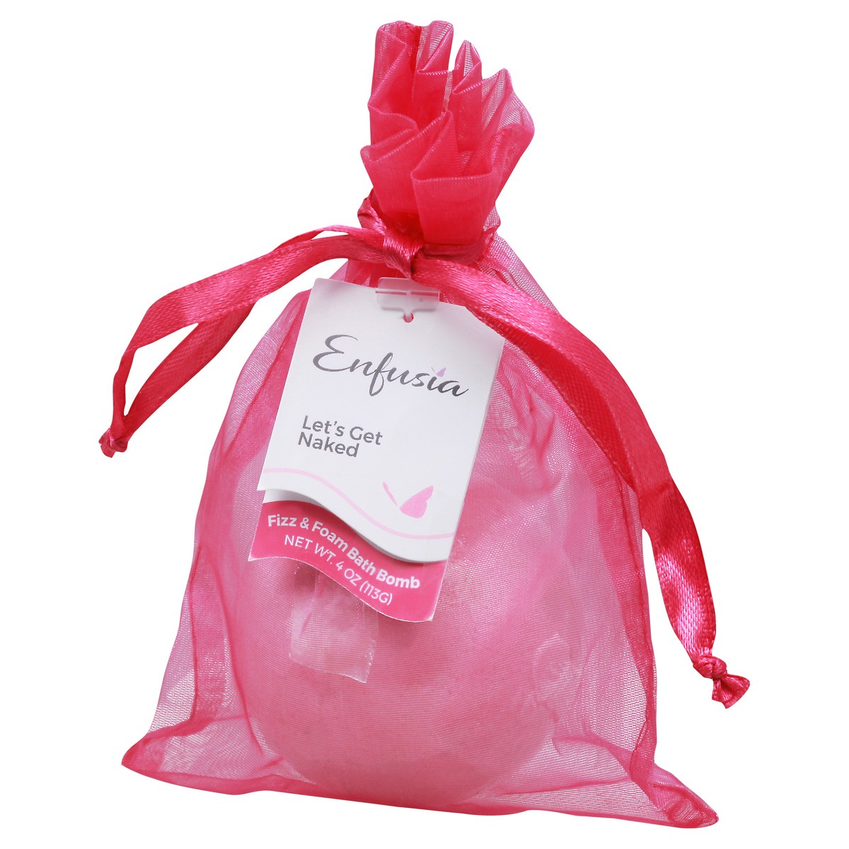 slide 8 of 12, Enfusia Lets Get Naked Fizz & Foam Bath Bomb 4 oz, 4 oz