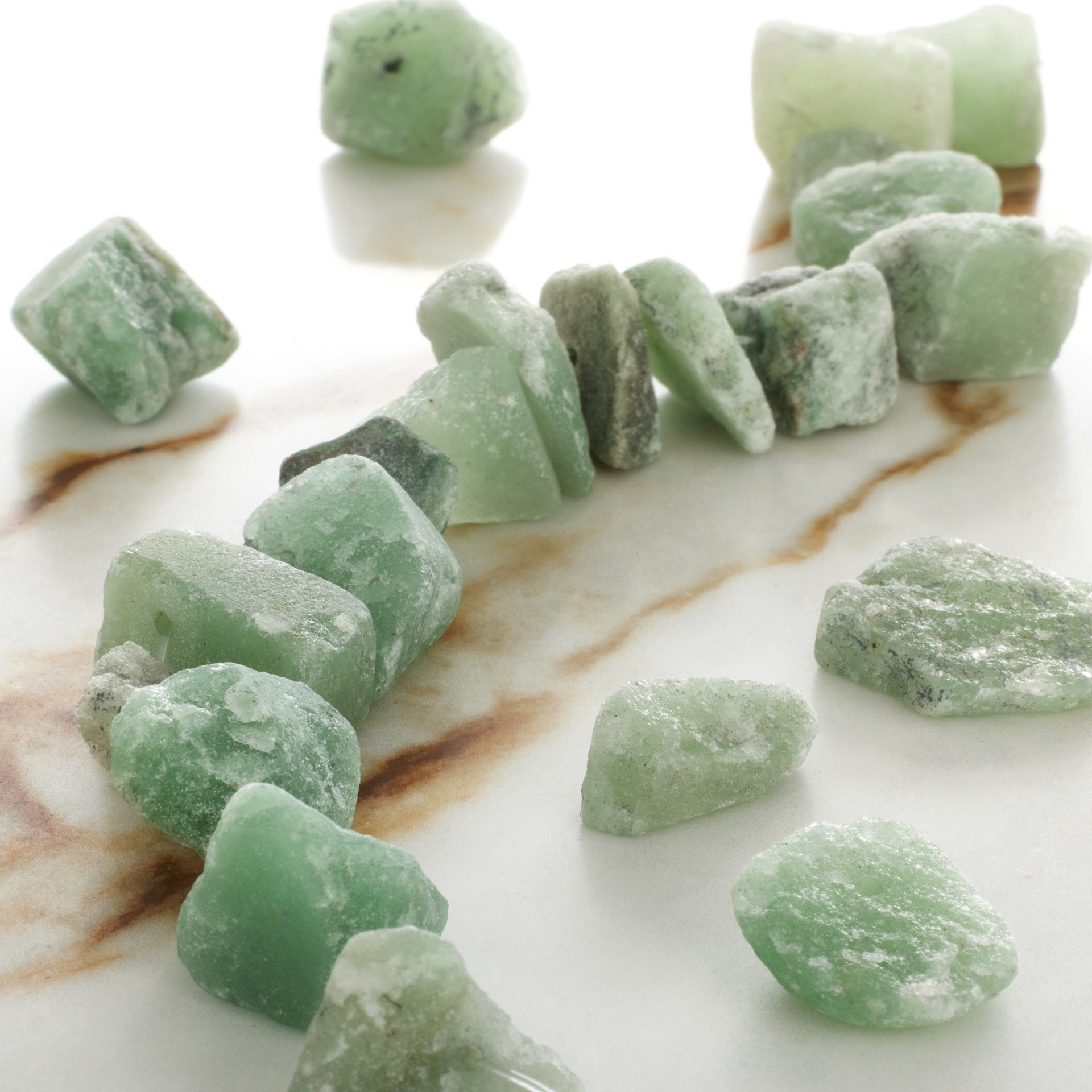 slide 2 of 3, Green Dyed Aventurine Nugget Beads By Bead Landing, 10mm-15mm