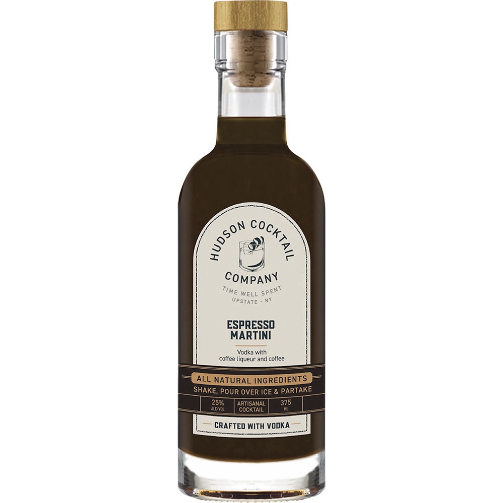 slide 1 of 1, Hudson Cocktail Copmany Hudson Cocktail Espresso Martini, 375 ml