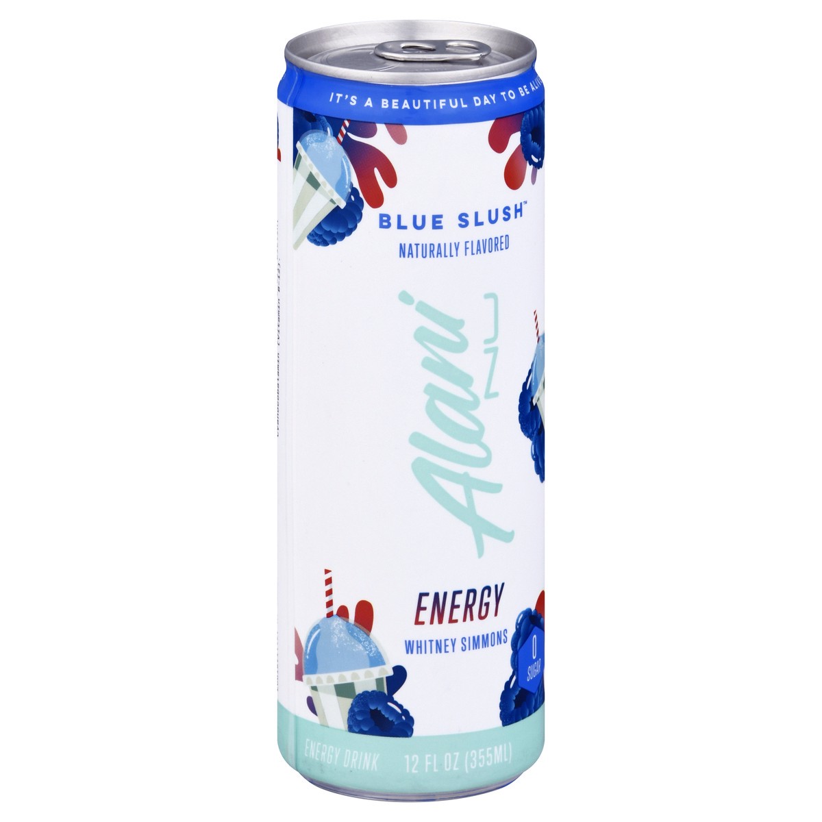 slide 6 of 9, Alani Nu Energy Drink Blue Slush 12oz, 12 fl oz