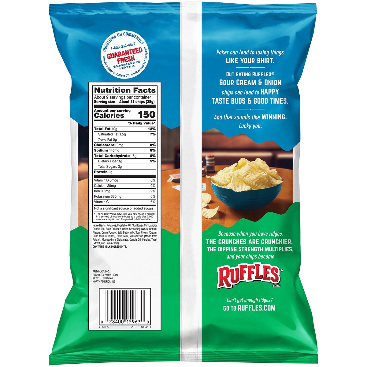 slide 9 of 9, Ruffles Potato Chips, 8.5 oz