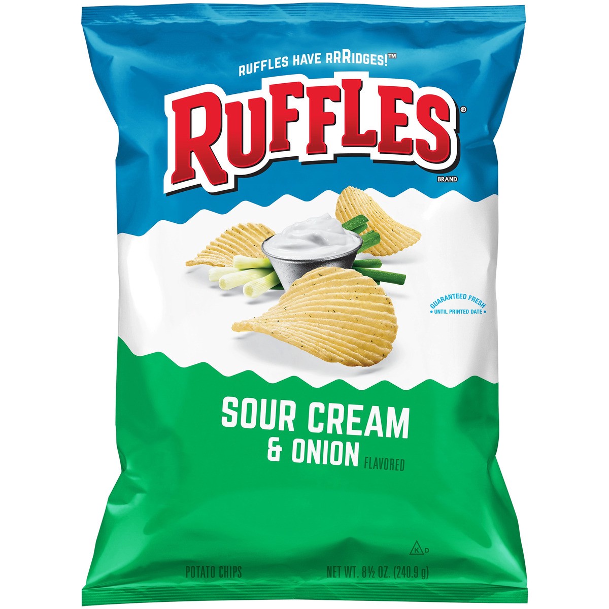 slide 8 of 9, Ruffles Potato Chips, 8.5 oz