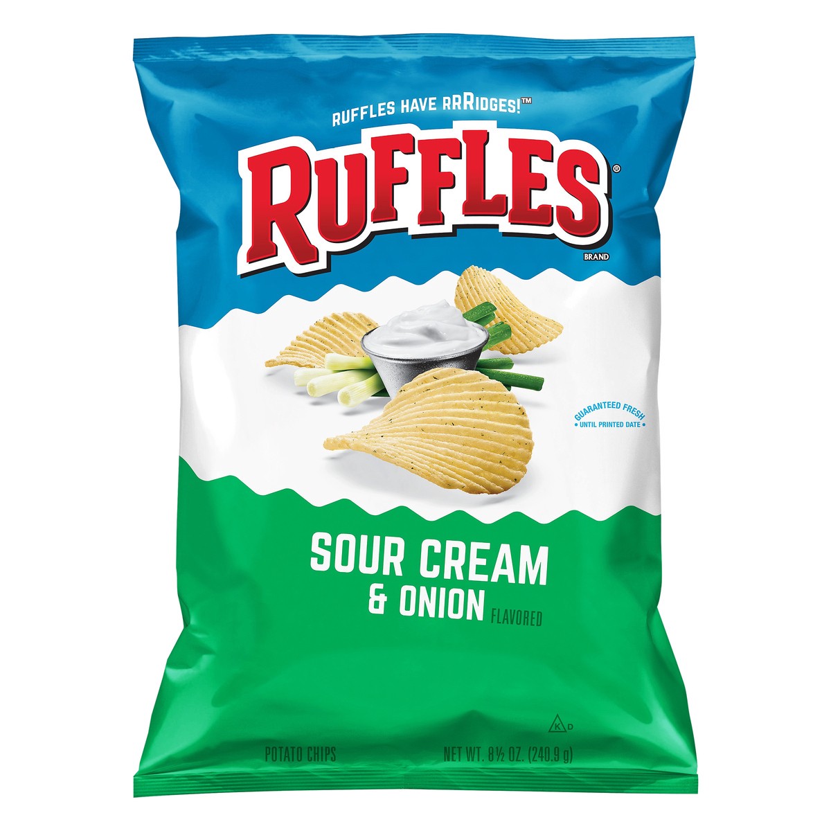 slide 1 of 9, Ruffles Potato Chips, 8.5 oz