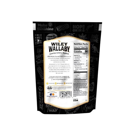 slide 30 of 128, Wiley Wallaby Soft & Chewy Gourmet Classic Black Licorice 10 oz, 10 oz