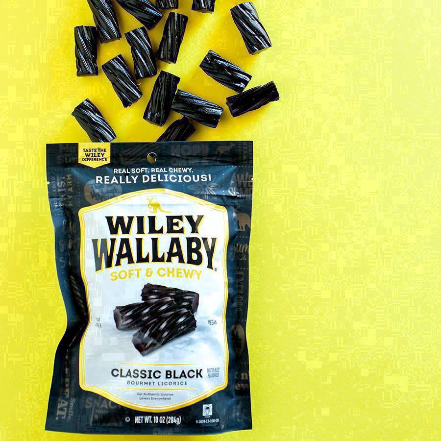 slide 46 of 128, Wiley Wallaby Soft & Chewy Gourmet Classic Black Licorice 10 oz, 10 oz