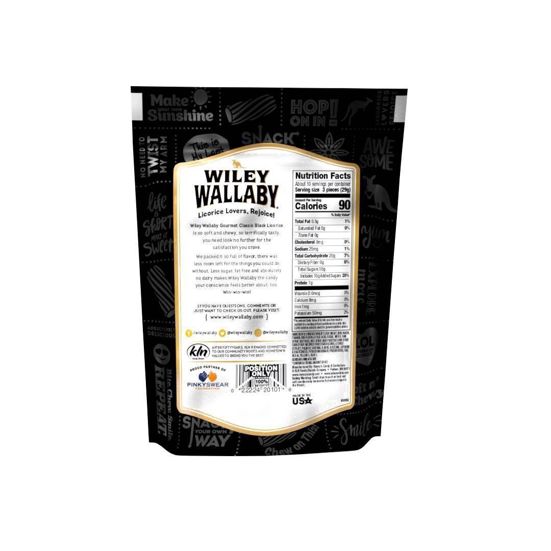 slide 94 of 128, Wiley Wallaby Soft & Chewy Gourmet Classic Black Licorice 10 oz, 10 oz