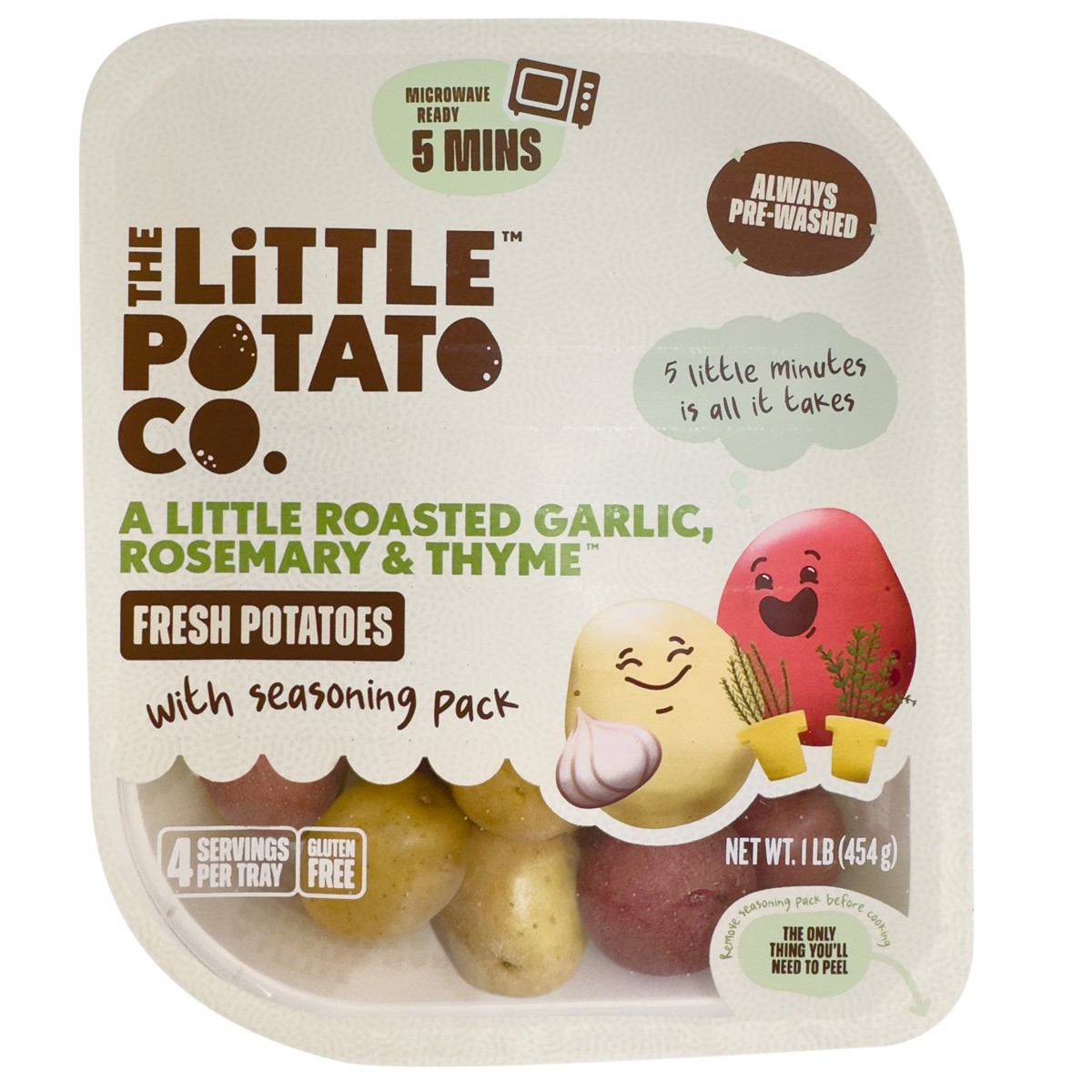 slide 1 of 6, The Little Potato Company Little Potato Company - A Little Roasted Garlic Rosemary and Thyme, 1 ct