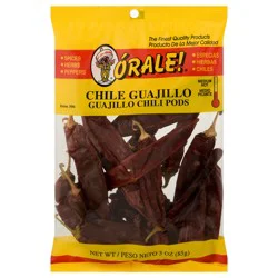 Orale! Medium Hot Guajillo Chili Pods 3 oz
