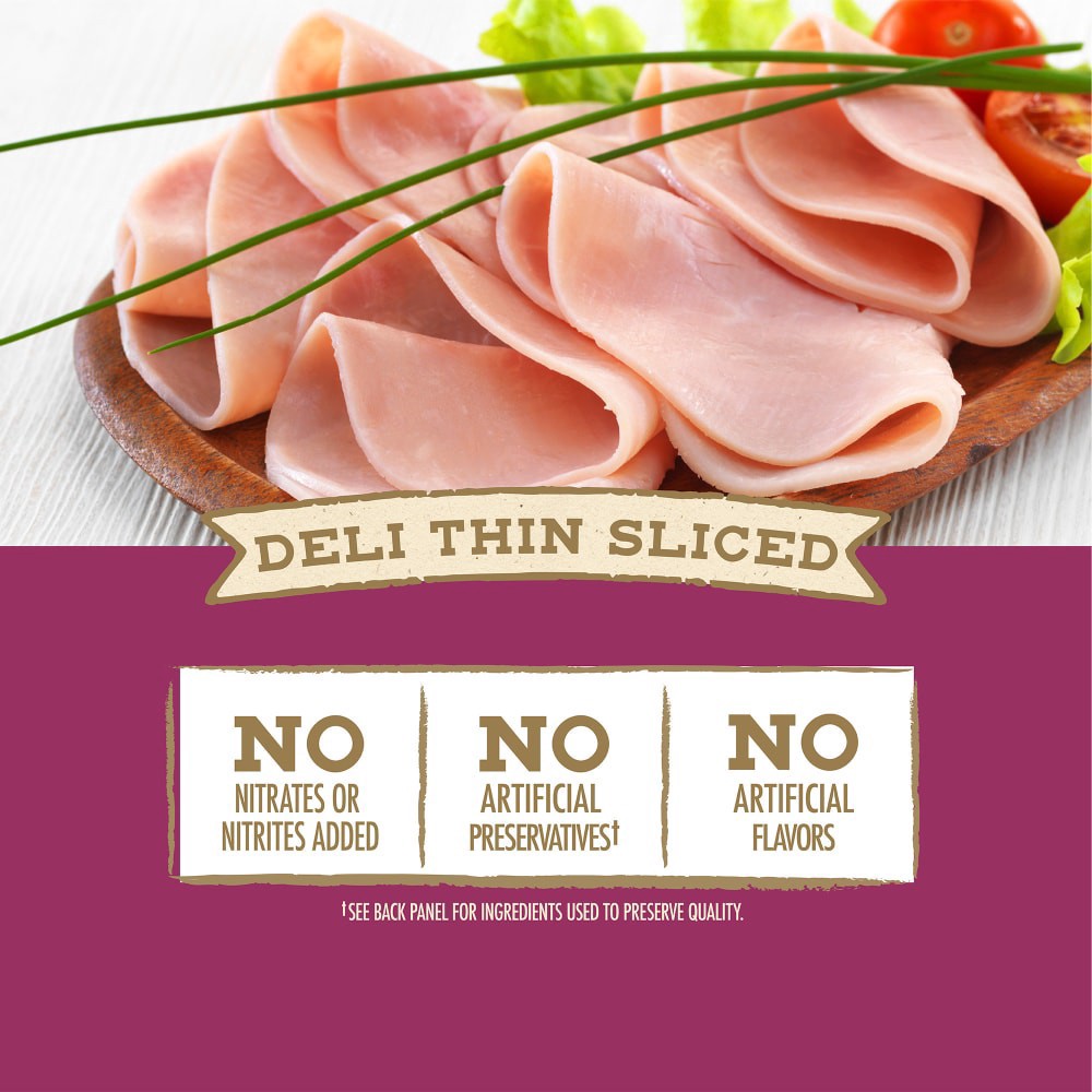 slide 2 of 3, Kroger Deli Thin Sliced 98% Fat Free Oven Roasted Turkey Breast, 1 lb