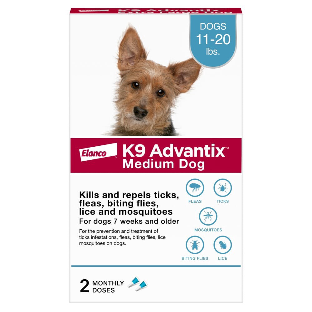 slide 1 of 2, K9 Advantix Med.Dog, 2 ct