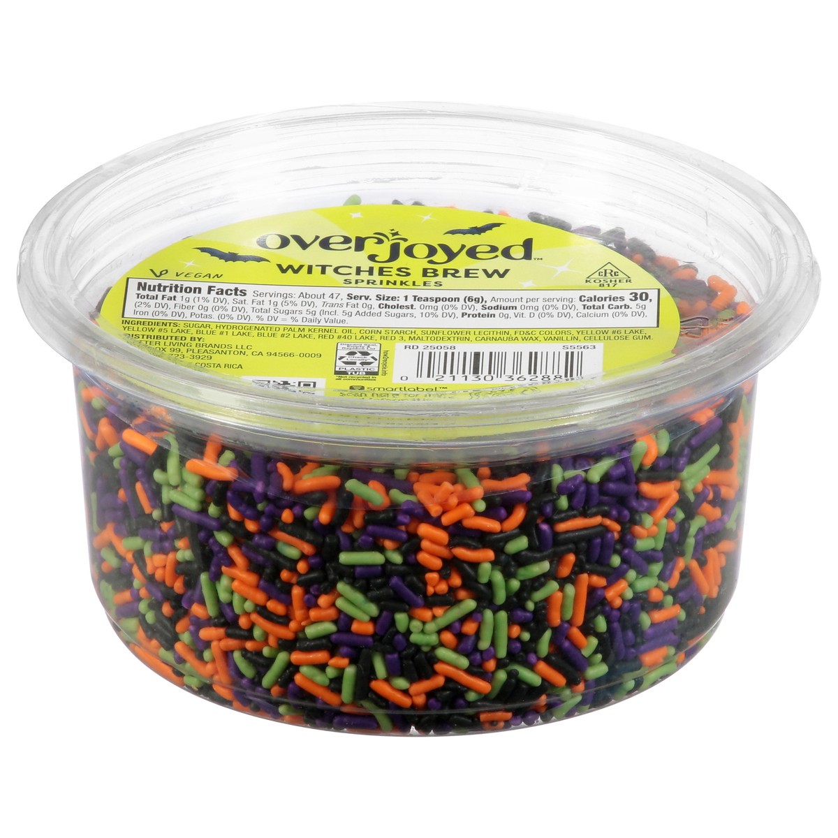 slide 4 of 4, Overjoyed Sprinkles Witches Brew Tub 10 Oz - 10 OZ, 10 oz