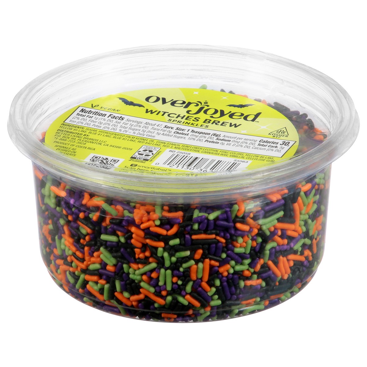 slide 2 of 4, Overjoyed Sprinkles Witches Brew Tub 10 Oz - 10 OZ, 10 oz