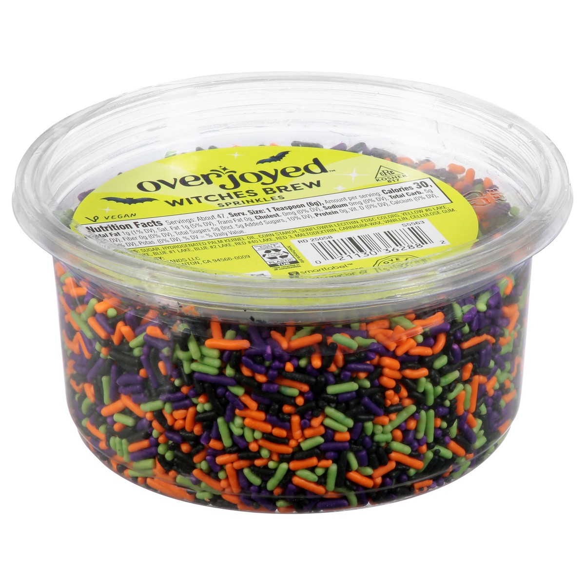 slide 3 of 4, Overjoyed Sprinkles Witches Brew Tub 10 Oz - 10 OZ, 10 oz