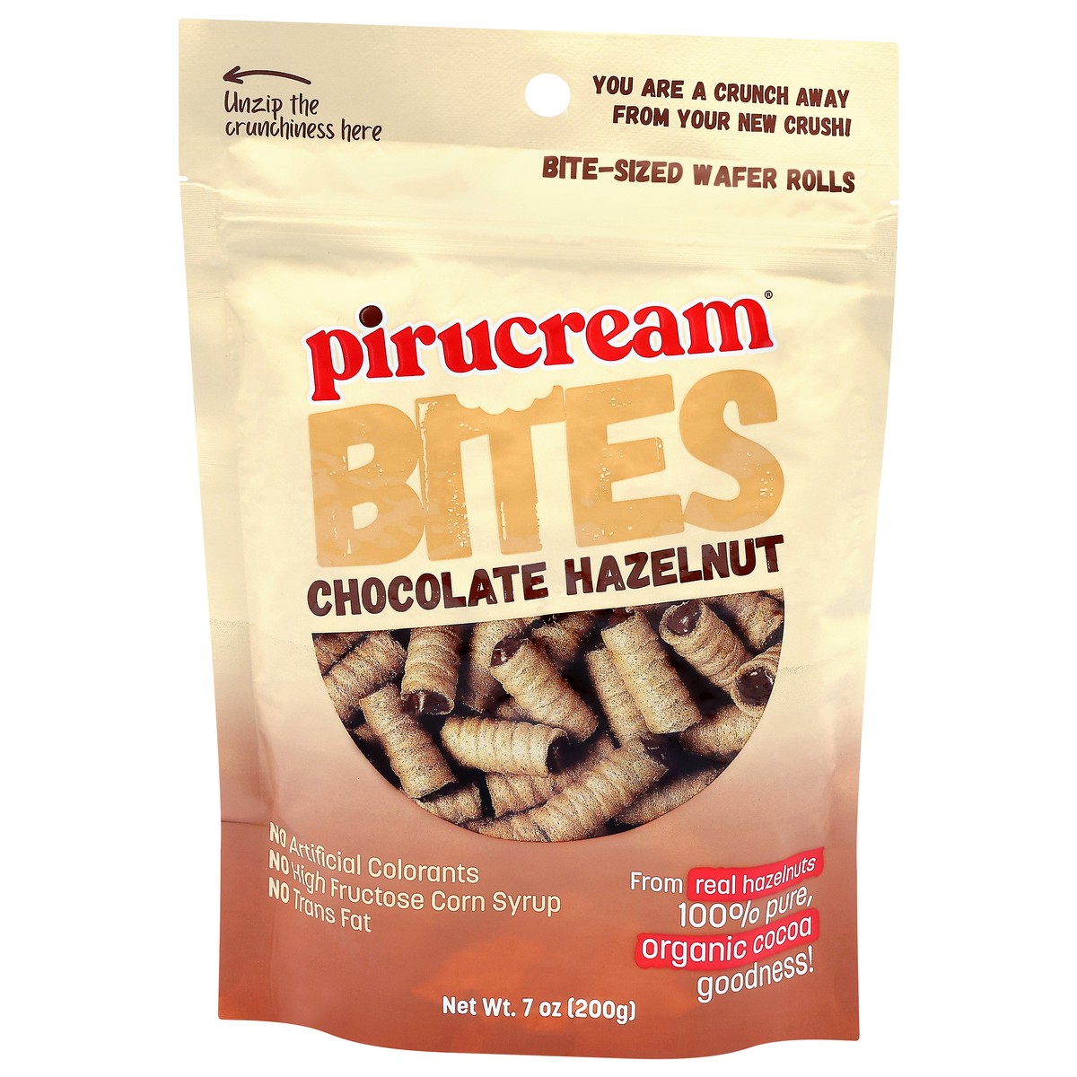 slide 13 of 14, Pirucream Bites Chocolate Hazelnut Wafer Rolls 7 oz, 7 oz