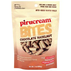 Pirucream Bites Chocolate Hazelnut Wafer Rolls 7 oz