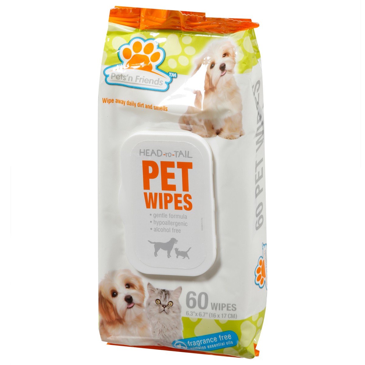 slide 4 of 12, Pets'n Friends Head-to-Tail Pet Wipes 60 Wipes 60 ea, 60 ct