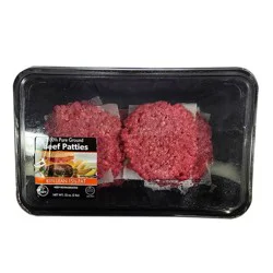 Hy-Vee 100% Pure 85% Lean 15% Fat Ground Beef Patties