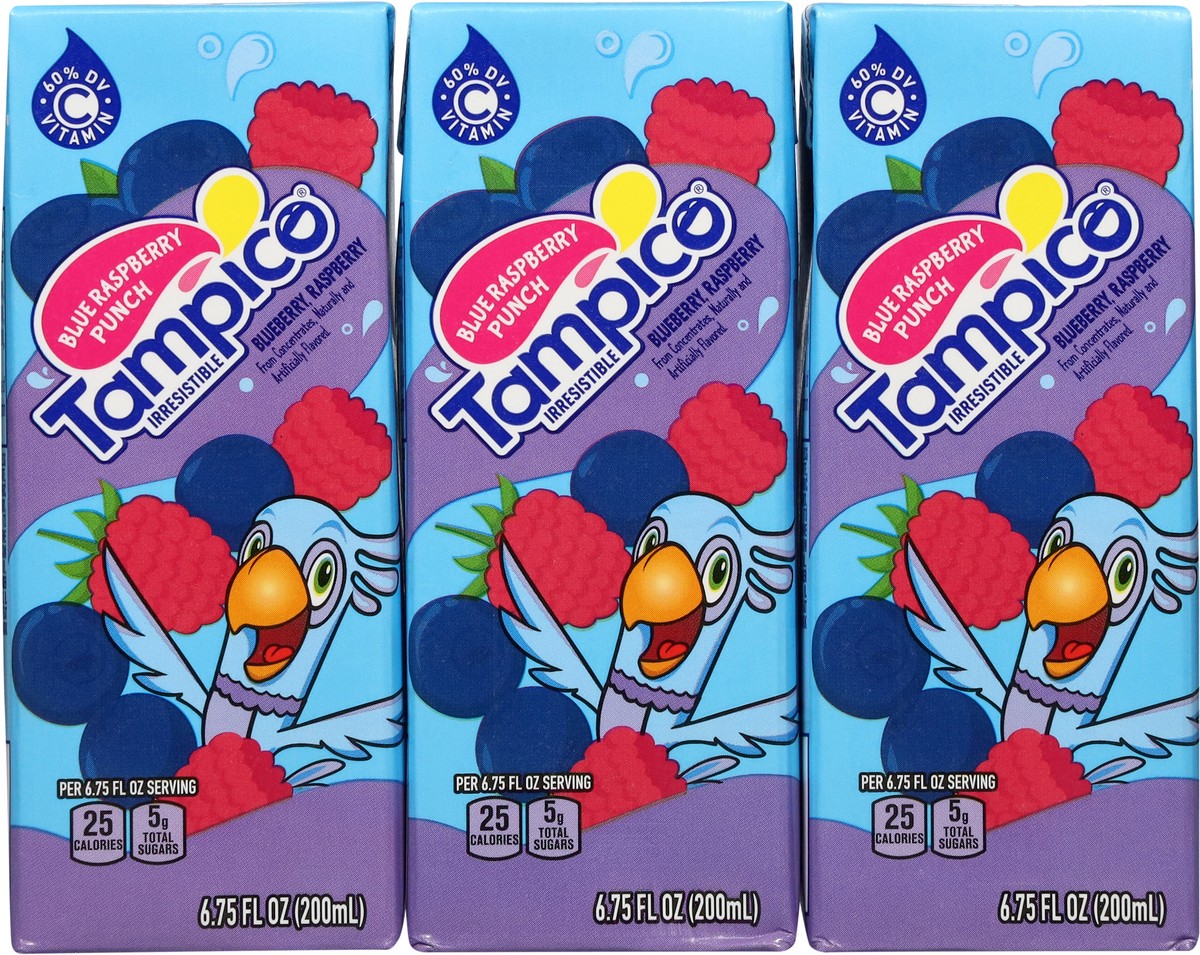slide 13 of 13, Tampico Blueberry Raspberry Punch 3 - 6.75 fl oz Cartons, 3 ct