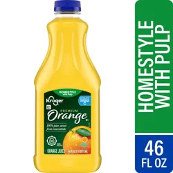 Kroger® Premium Homestyle with Pulp Orange Juice, 46 fl oz