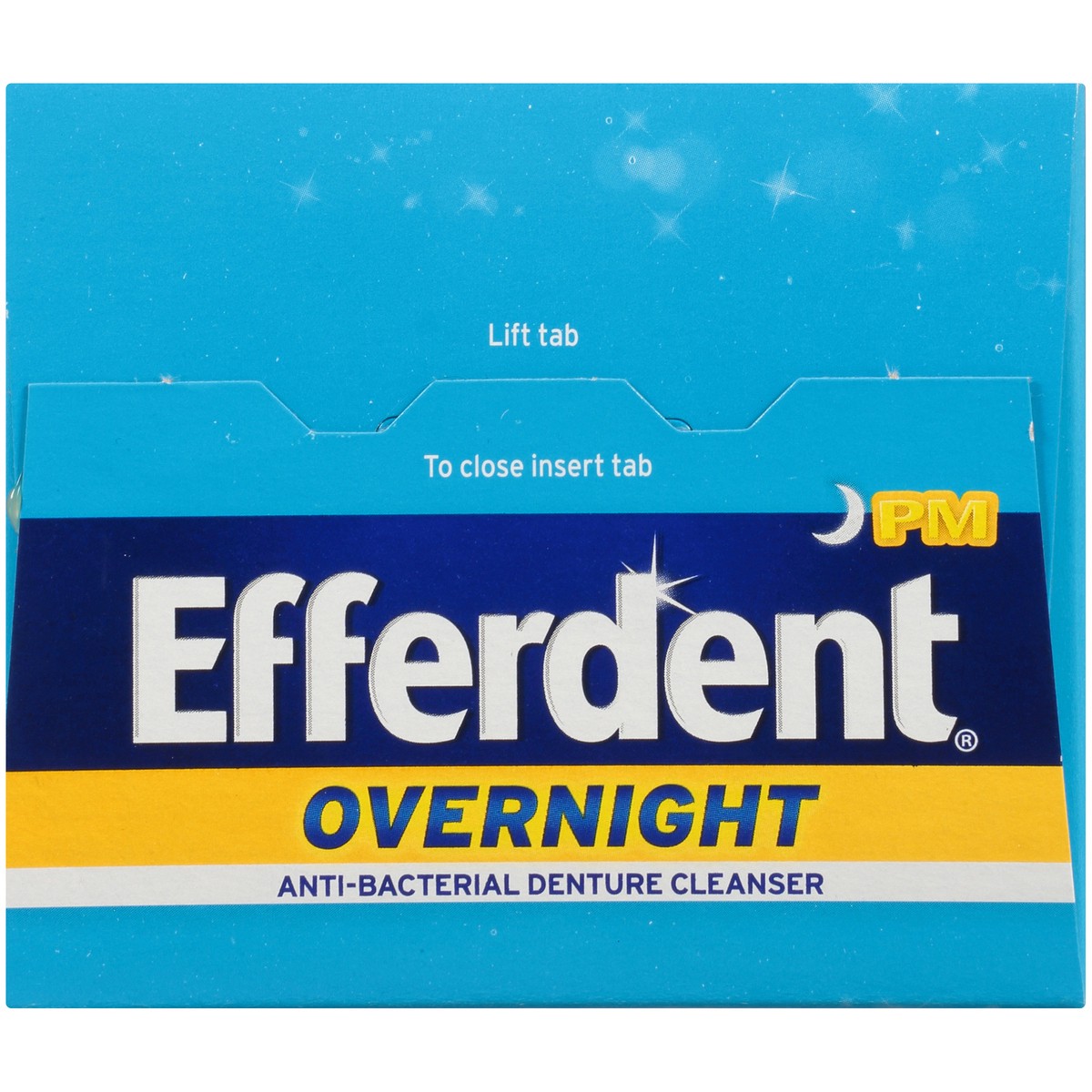 slide 8 of 9, Efferdent Retainer & Denture Cleaner Tablets, Overnight Whitening, 90 Count, 90 ct