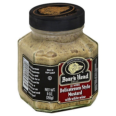 slide 1 of 1, Boar's Head Delicatessan Style Mustard, 9 oz