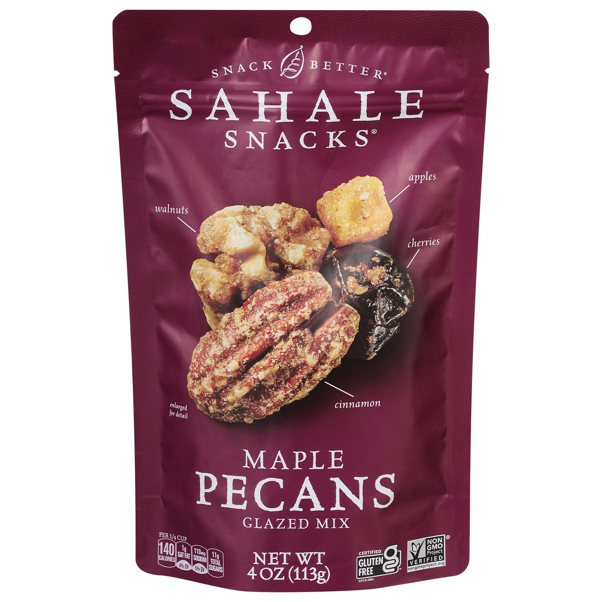 slide 1 of 4, Sahale Snacks Maple Pecans Glazed Mix, 4 Ounces (Pack of 6), 4 oz