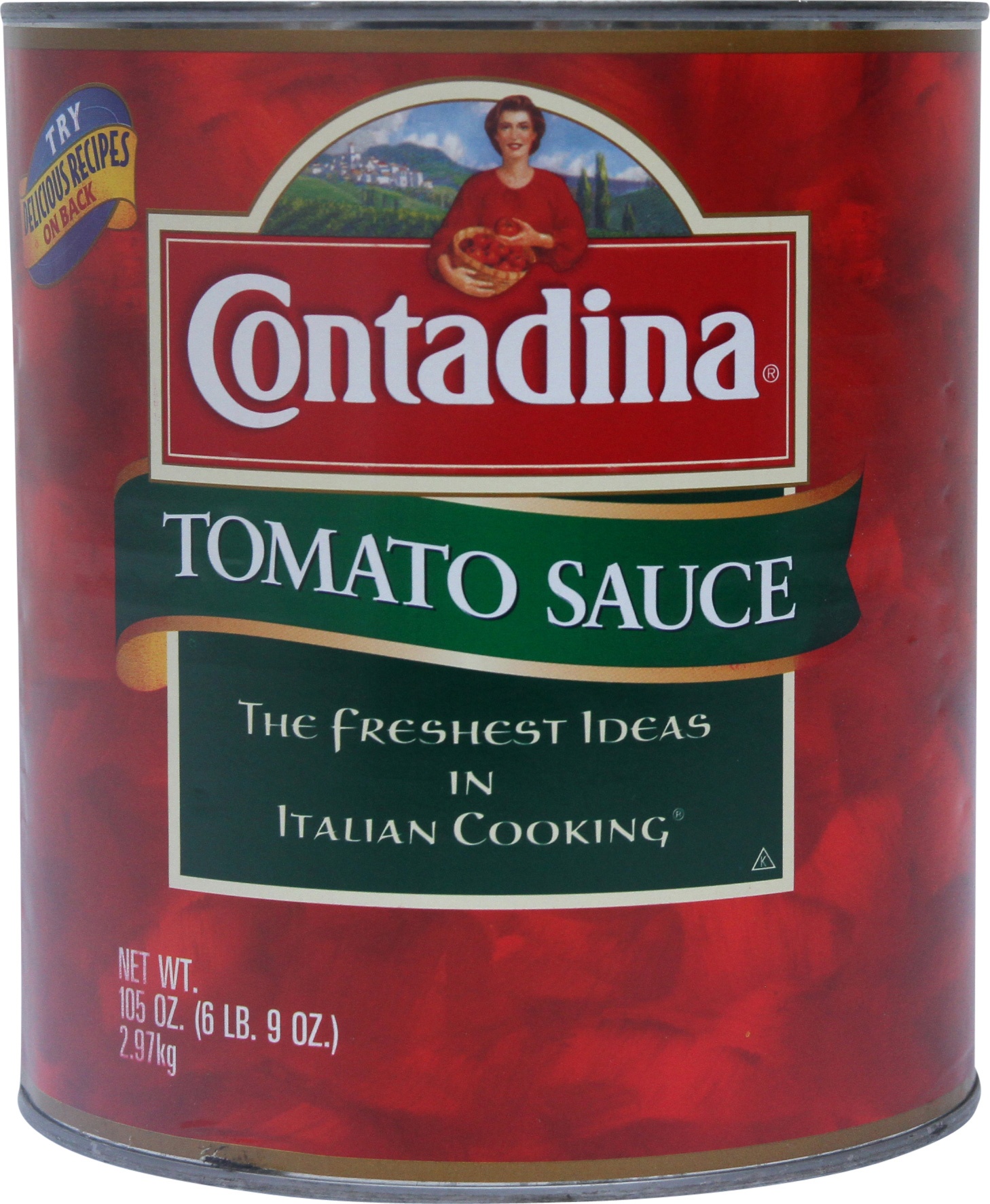 slide 1 of 1, Contadina Tomato Sauce, 105 oz