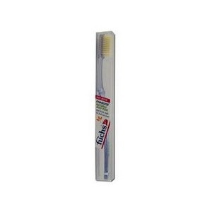 slide 1 of 1, Fuchs Duo Plus Pure Natural Bristle Toothbrush Adult Medium, 10Ct, 10 ct