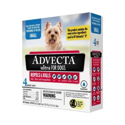ADVECTA Ultra Flea and Tick Protection for Small Dogs 4 Count