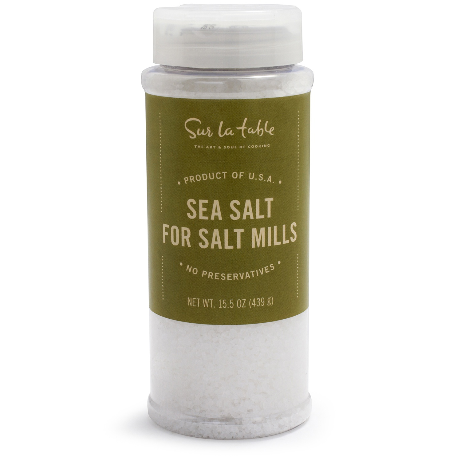 slide 1 of 1, Sur La Table Sea Salt for Salt Mills, 1 oz