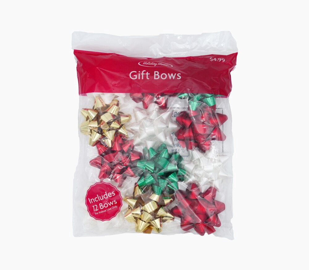 slide 4 of 4, Holiday Home® Mini Bow Bag - Winter Wishes, 12 ct