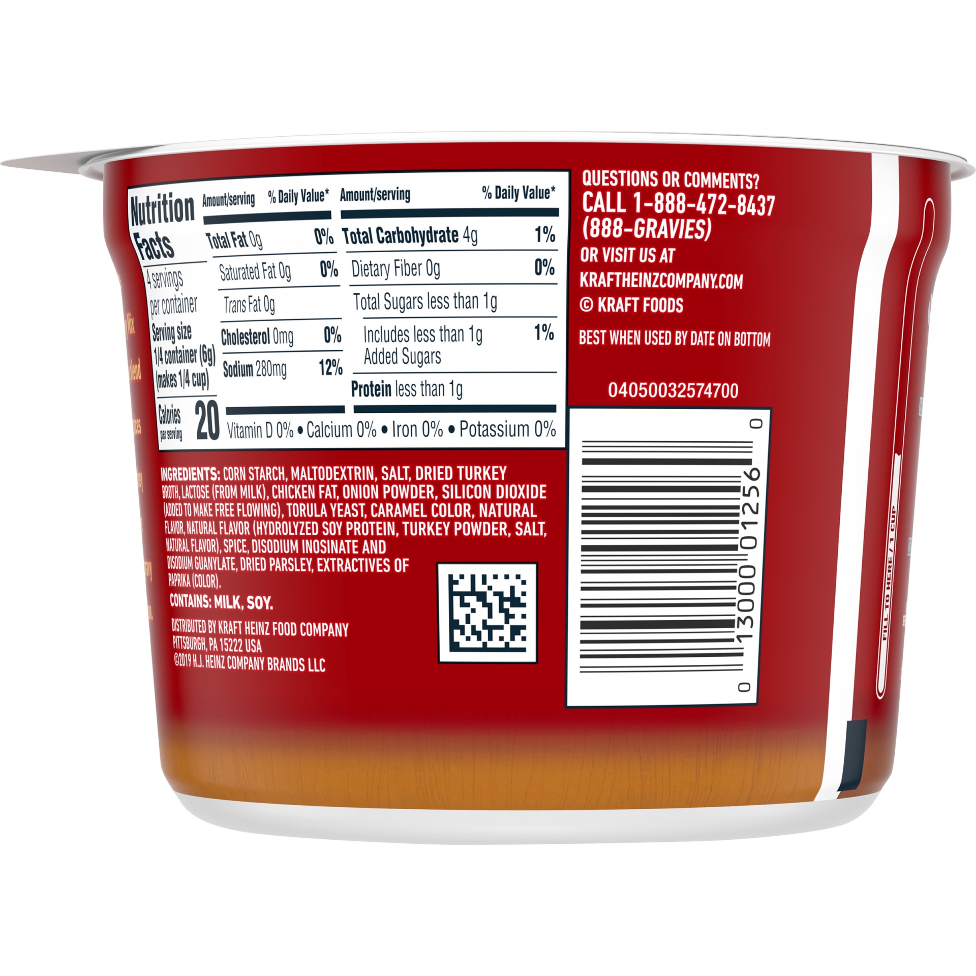 slide 2 of 2, Heinz HomeStyle Roasted Turkey Gravy Mix Microwavable Cup, 0.875 oz