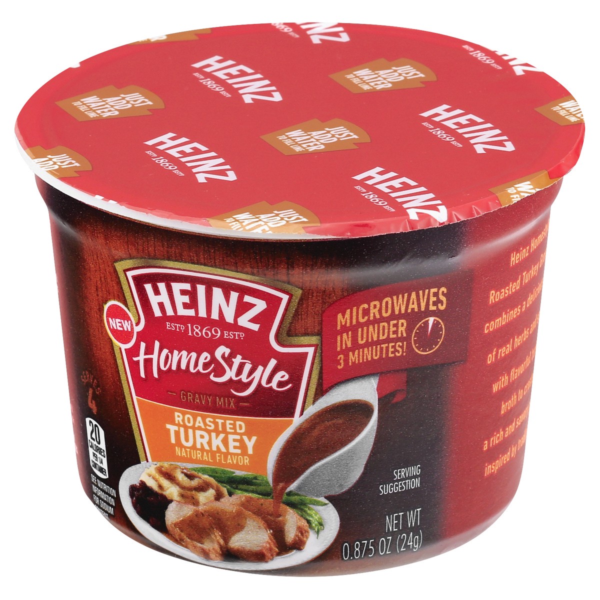 slide 4 of 10, Heinz Home Style Roasted Turkey Gravy Mix 0.875 oz, 0.88 oz